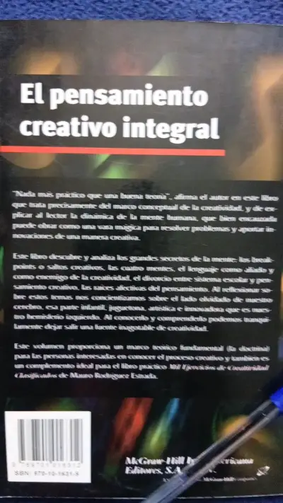 Libro El Pensamiento Creativo Integral de Mauro Rodríguez - miniatura 2