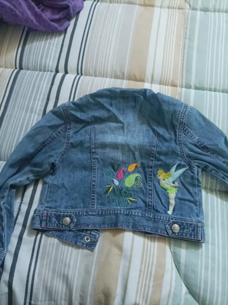 Chaqueta y pantalones de mezclill bordados - 2