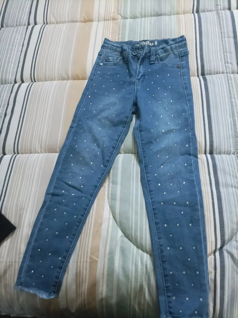 Chaqueta y pantalones de mezclill bordados - 3