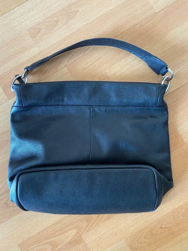 Bolso de cuero negro Longchamp - 3