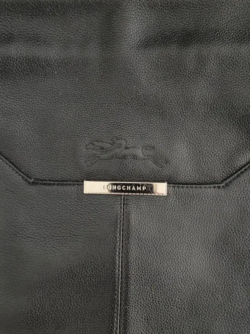 Bolso de cuero negro Longchamp - 4