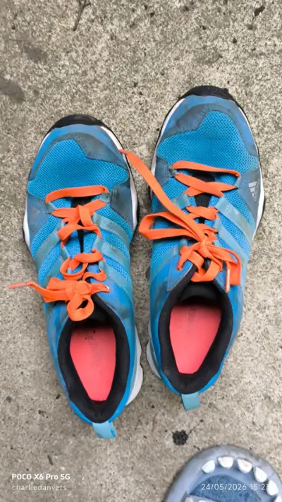 Zapatillas de trail running Adidas azules - miniatura 2