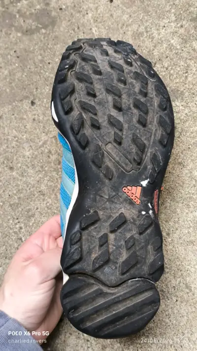 Zapatillas de trail running Adidas azules - miniatura 3