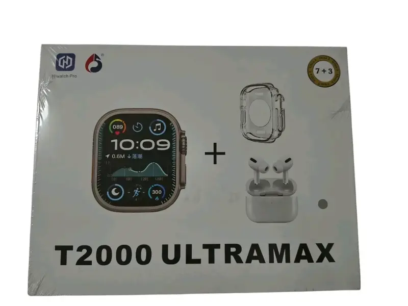Smartwatch T2000 Ultramax con audífonos - 1