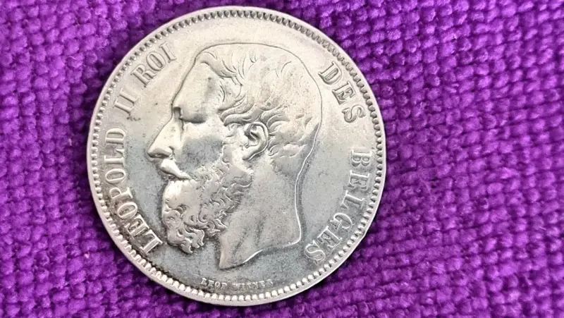 Gran moneda de Plata belga. - 1