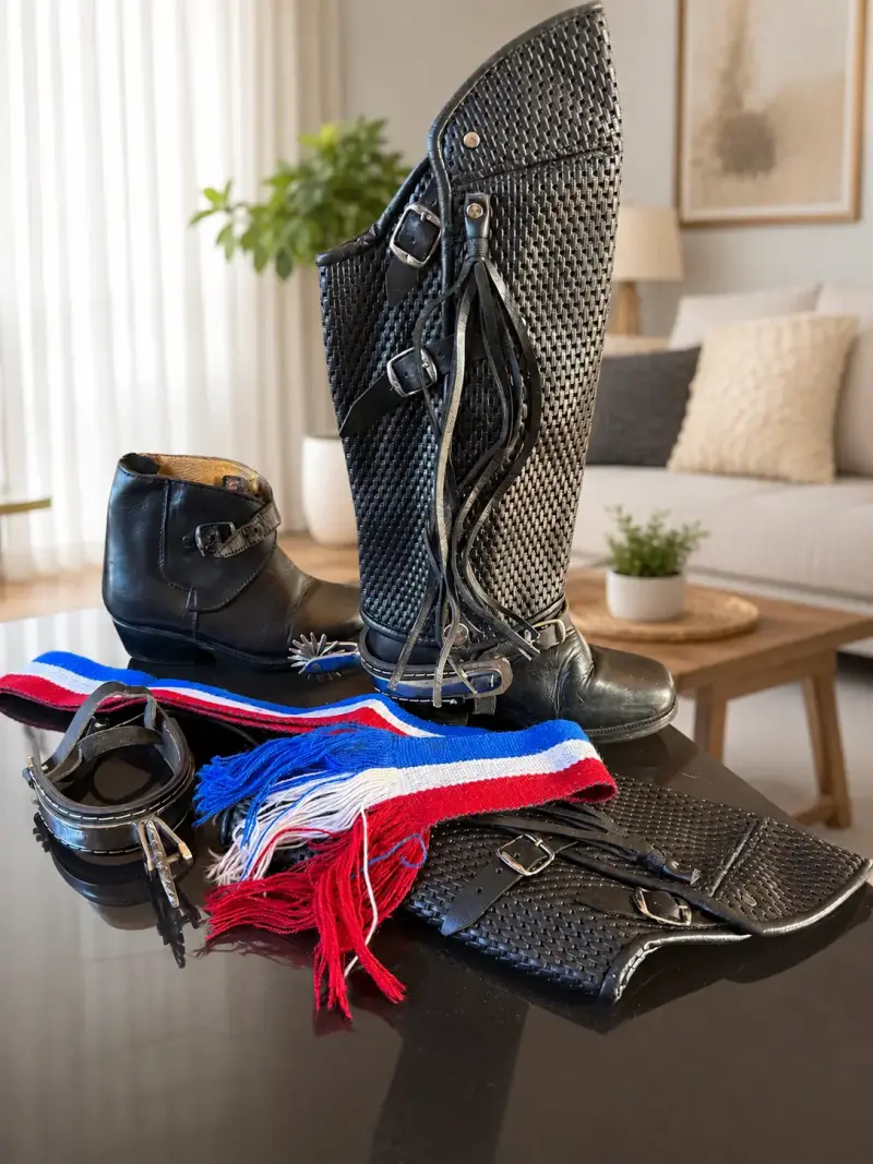 Traje de huaso chileno completo con botas y espuelas - 1