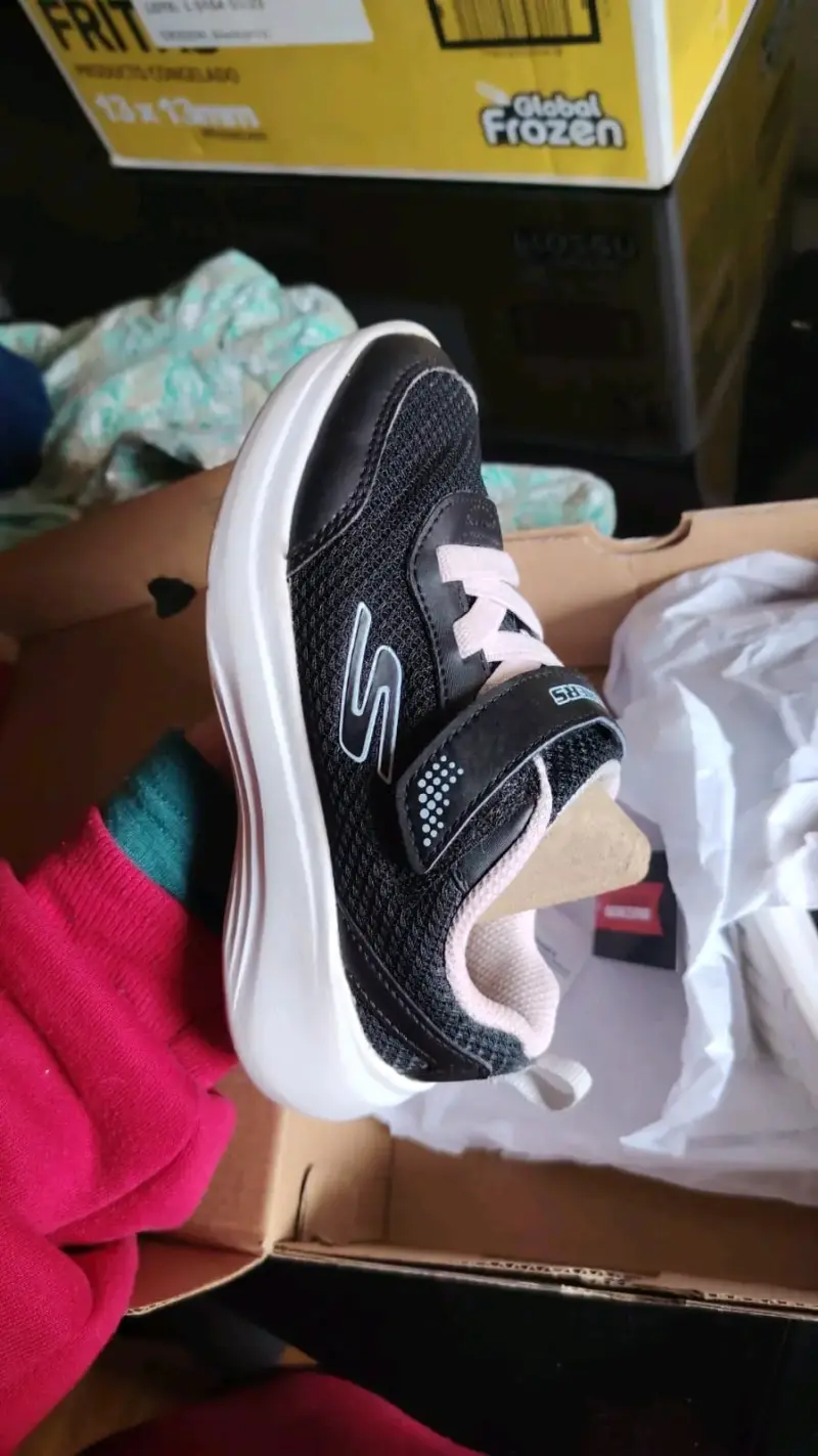 Zapatillas deportivas negras para niños Skechers - 2