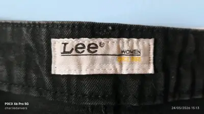 Jeans negros Lee para mujer - miniatura 2