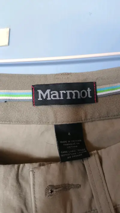 Pantalones cargo Marmot color beige - miniatura 1