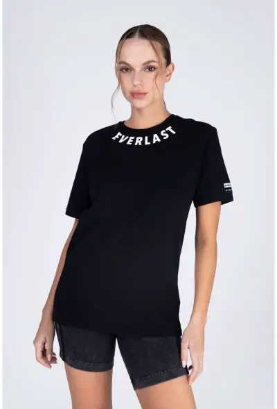 Polera Negra Everlast para Mujer Talla M - miniatura 2
