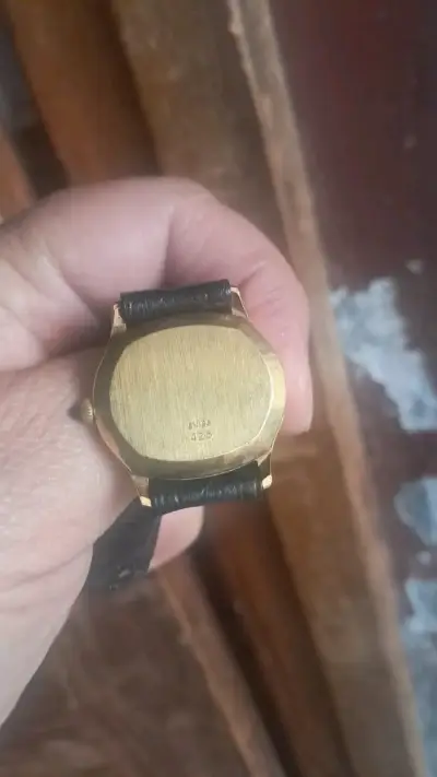 Reloj Jean Vernier Vintage Dorado - miniatura 2