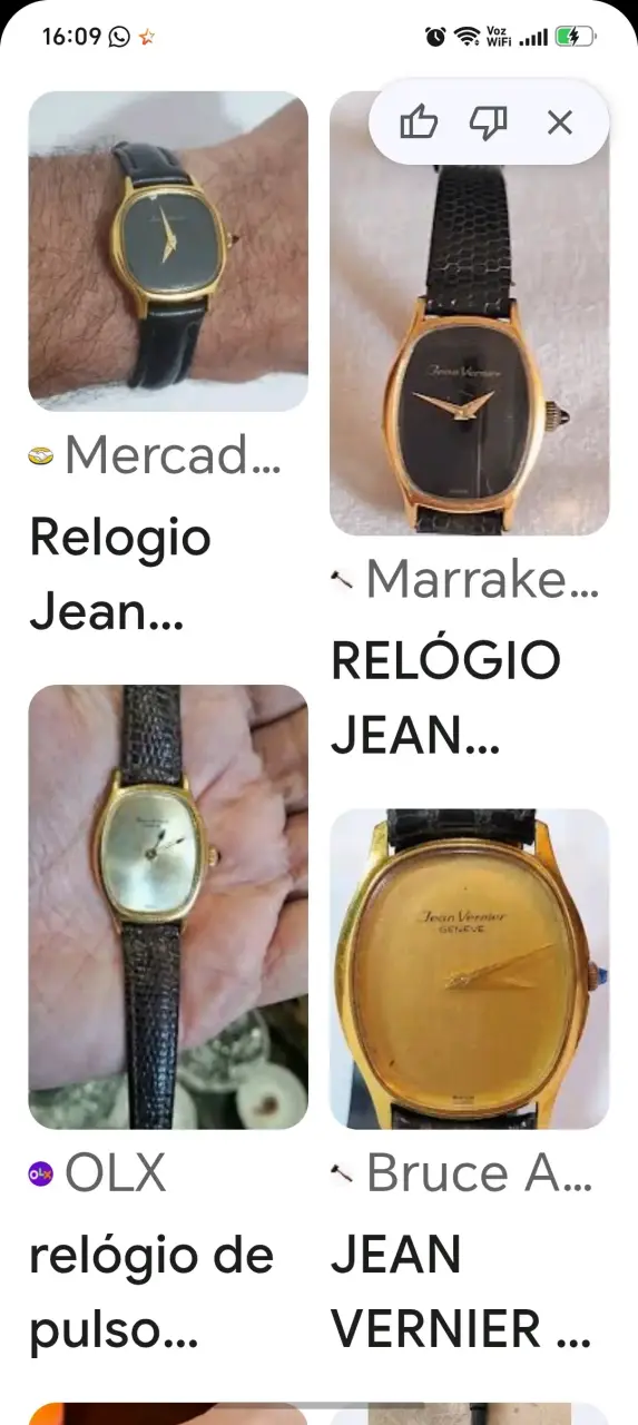Reloj Jean Vernier Vintage Dorado - 3