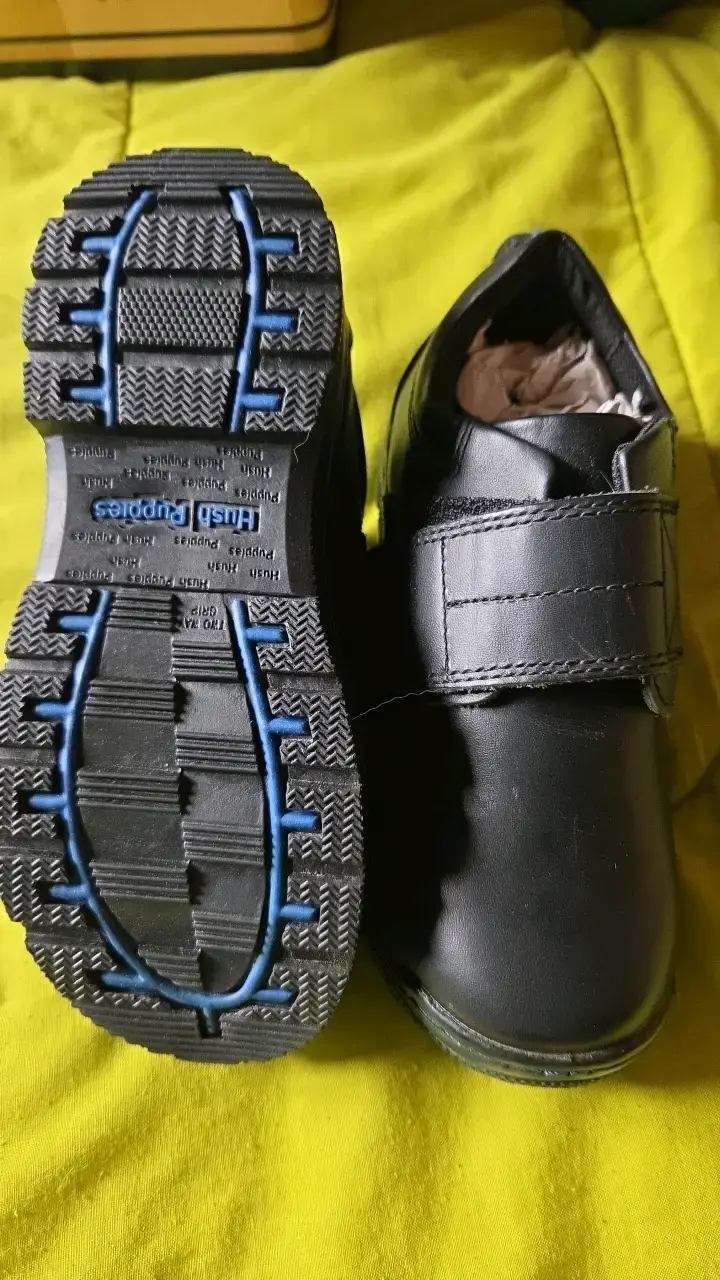 Zapatos escolares negros para niño con velcro n 28 - 3