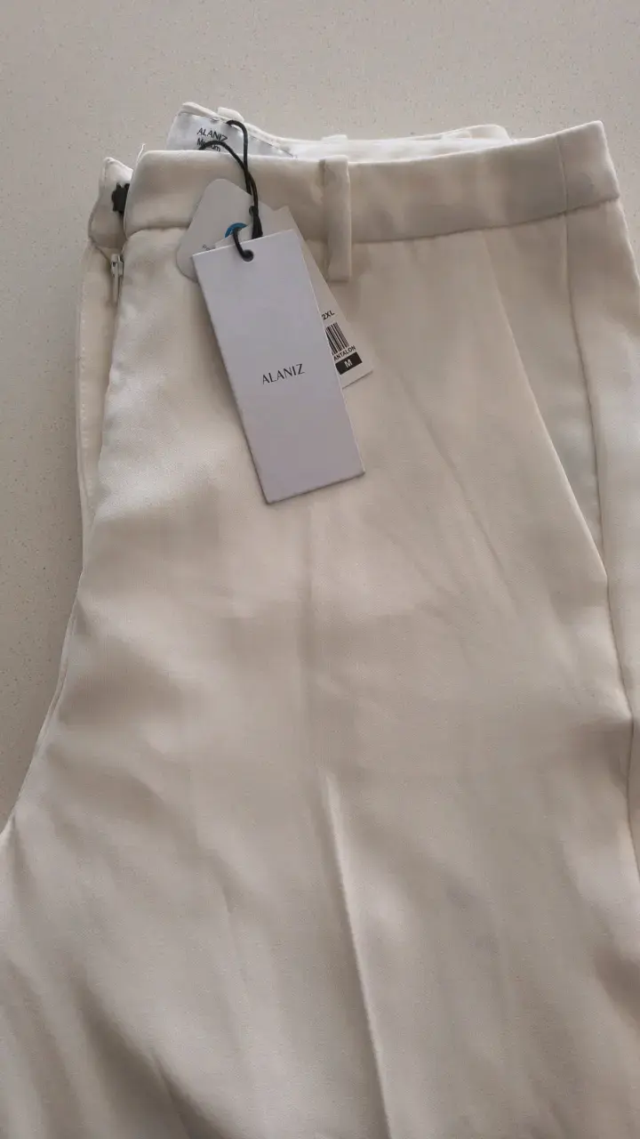 Pantalones de vestir blancos para mujer - 4