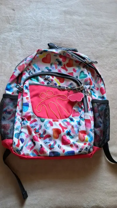 Mochila Totto estampada colorida para niños - miniatura 1