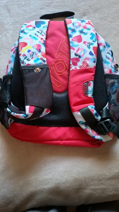 Mochila Totto estampada colorida para niños - miniatura 2