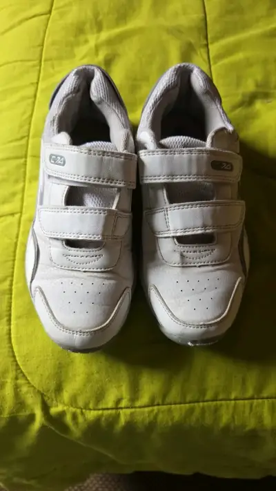 Zapatillas deportivas blancas,velcro Colloky 344 - miniatura 1