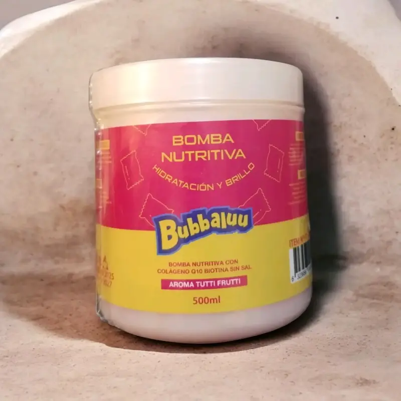 Bomba Nutritiva Bubbaluu 500ml Aroma Tutti Frutti