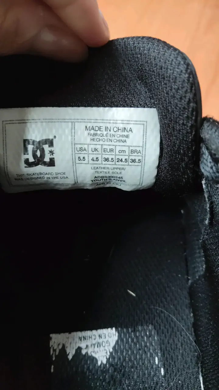 Zapatillas negras DC Shoes para hombre - 5