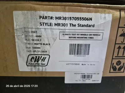 Llanta Method Race Wheels MB301 negra - miniatura 5