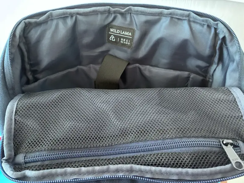 Mochila azul Wild Lama con amplio espacio - 2