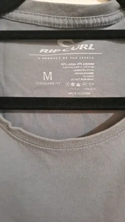 Polera gris Rip Curl hombre - miniatura 2