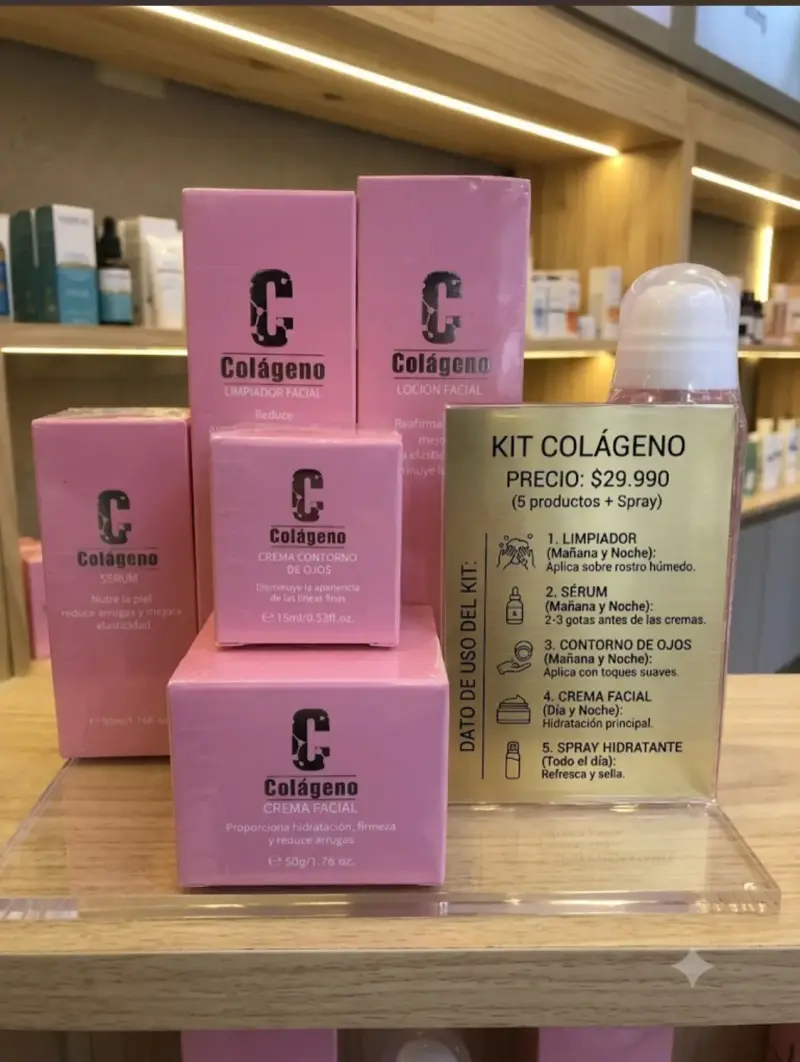 Kit de Cuidado Facial Flamenco con Arroz y Colágeno - 2