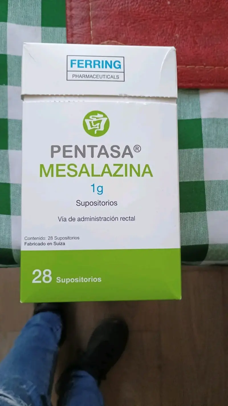 Pentasa Mesalazina 1g Supositorios 28 Unidades