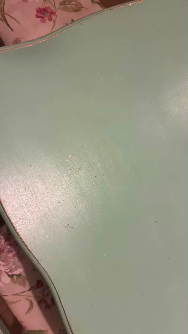 Mesa de comedor vintage con 6 sillas - 4