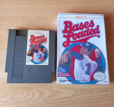 Cartucho de juego NES Bases Loaded Jaleco - miniatura 1