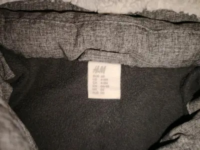 Chaqueta de invierno para bebé H&M gris - miniatura 3
