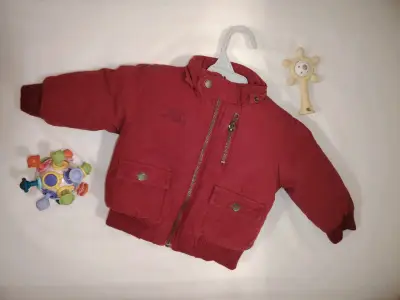 Chaqueta de bebé roja Pillin talla 6M - miniatura 2