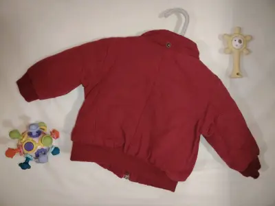 Chaqueta de bebé roja Pillin talla 6M - miniatura 3