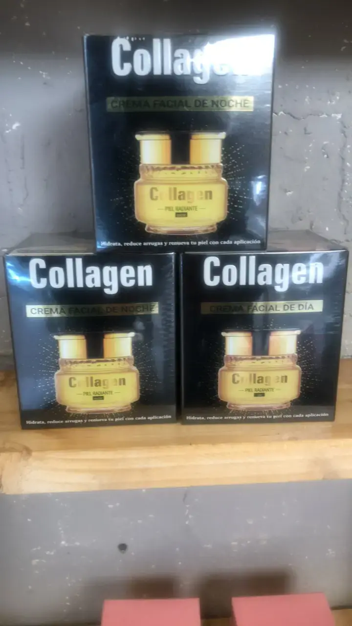 Set de Cremas Faciales Collagen Día y Noche - 1