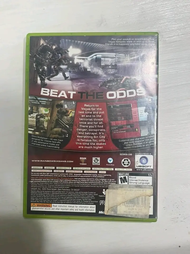 Tom clancy's Rainbow Six Vegas 2 para Xbox 360 - 2
