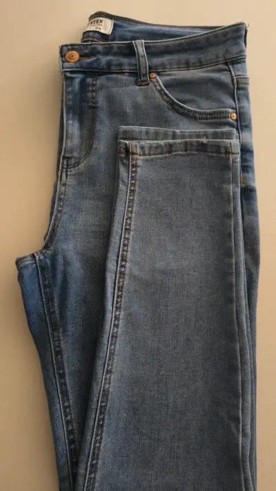 Jeans azul clásico Foster para mujer - miniatura 2
