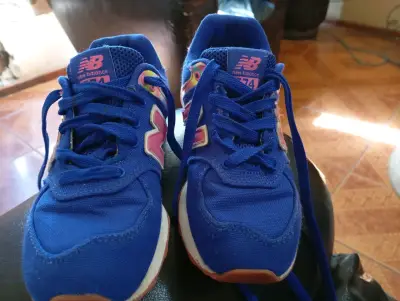 Zapatillas deportivas azules para niños New Balance - miniatura 2