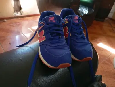 Zapatillas deportivas azules para niños New Balance - miniatura 3