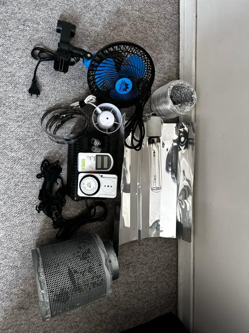 Kit de cultivo interior con carpa y ventilador - 6