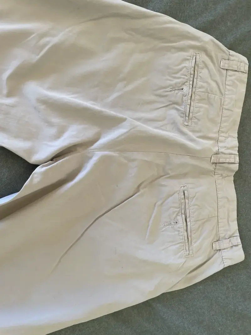 Pantalones beige casuales para hombre - 3