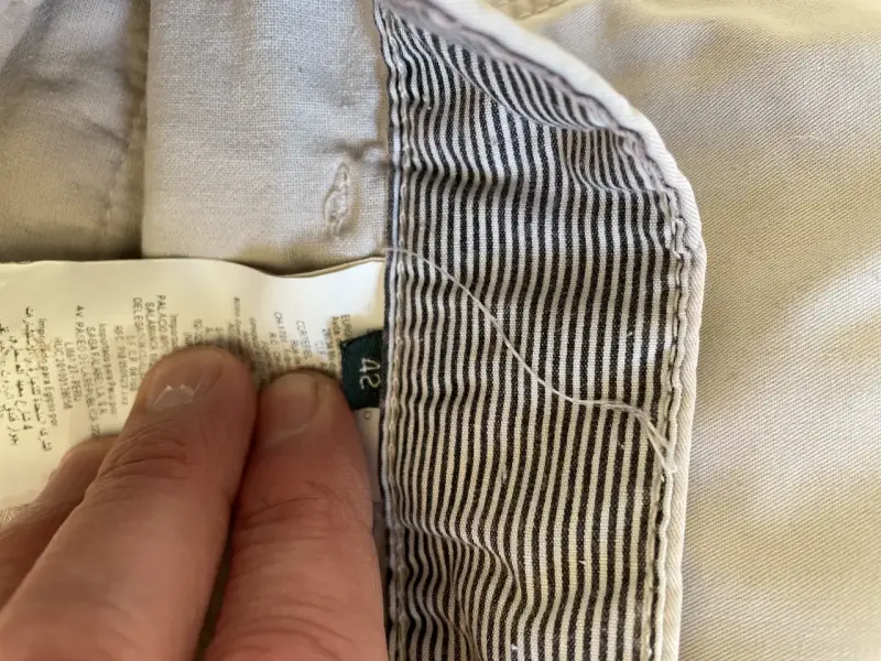 Pantalones beige casuales para hombre - 6