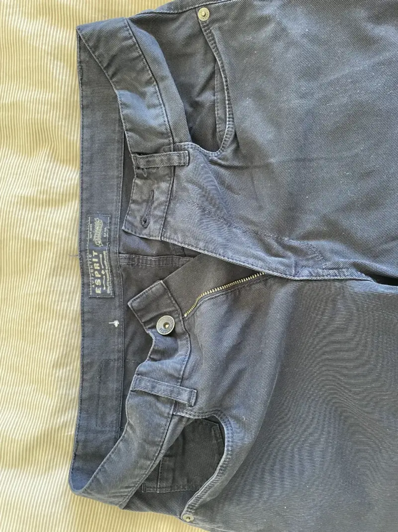 Pantalones de hombre azul marino ESPRIT - 4