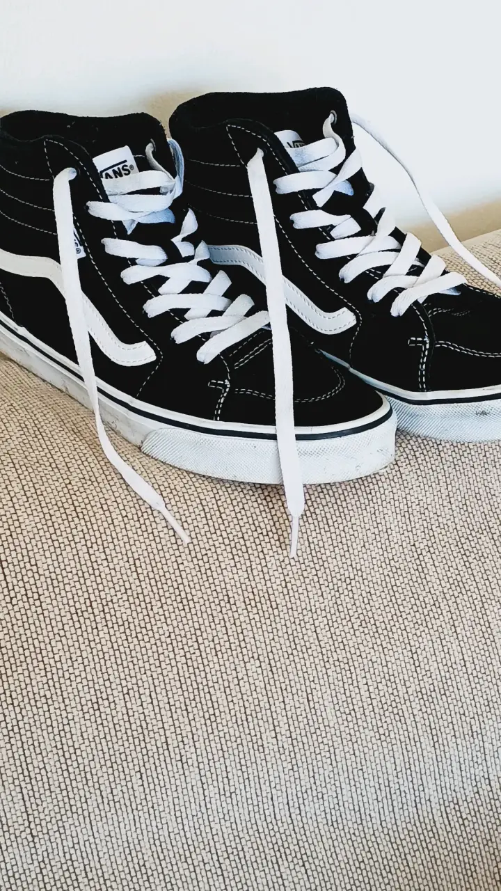 Zapatillas Vans negras de caña alta - 1