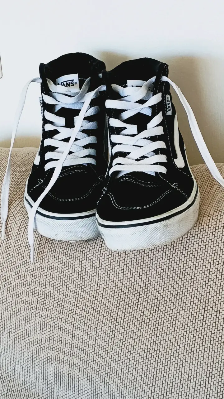 Zapatillas Vans negras de caña alta - 2