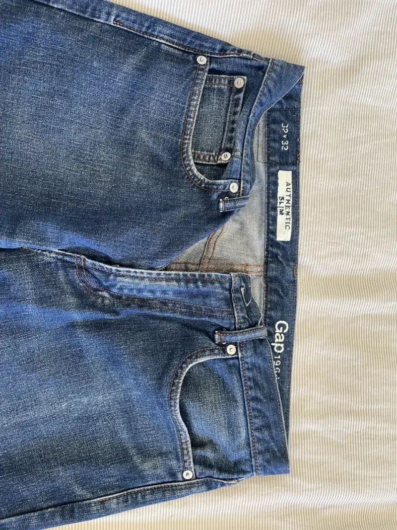 Jeans azul clásico para hombre Gap 1969 - 3