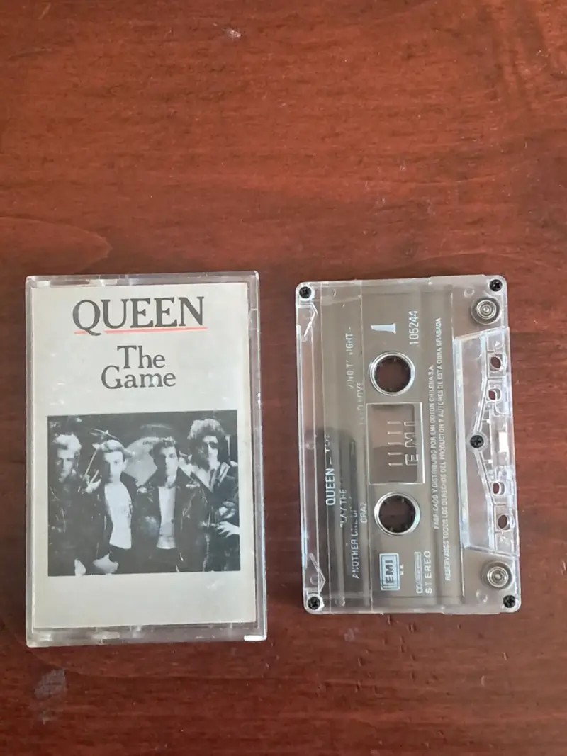 Cassette de música Queen The Game vintage - 2