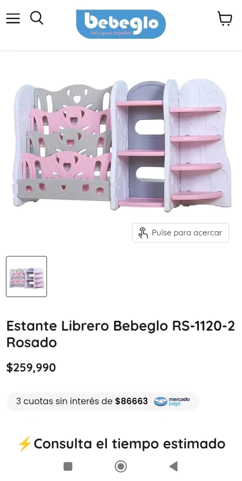 Estante librero infantil Bebeglo RS-1120-2 - 3