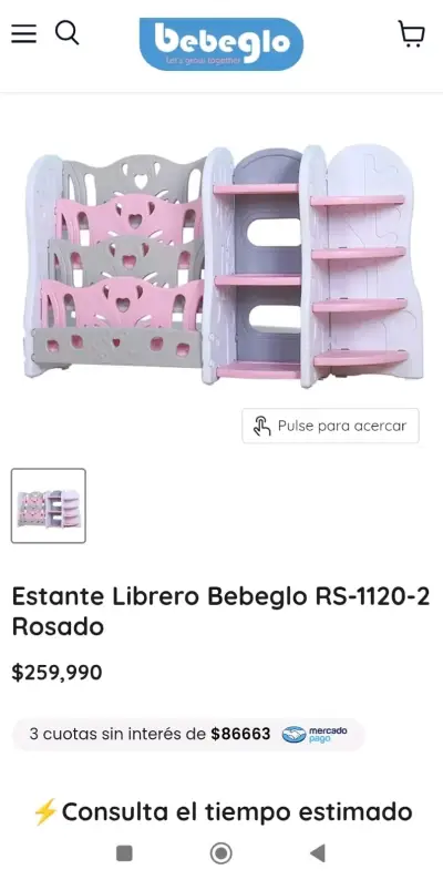 Estante librero infantil Bebeglo RS-1120-2 - miniatura 3