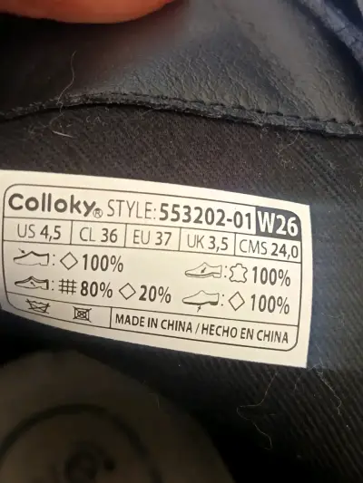 Botines de cuero negro Colloky talla 36 - miniatura 3