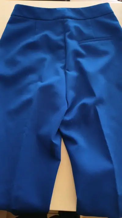 Pantalones de vestir azul - miniatura 3